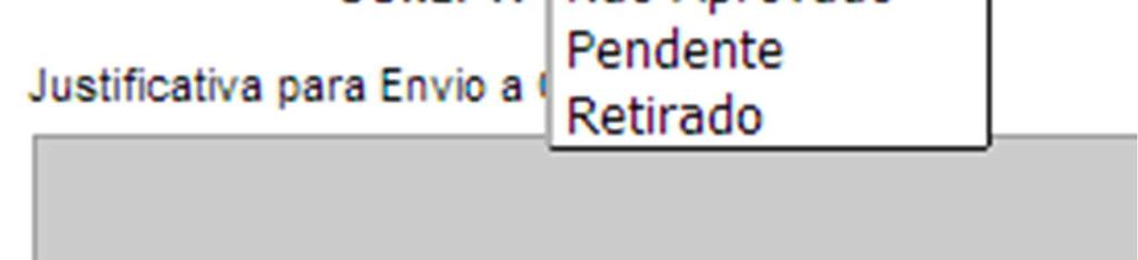 FIGURA 9 - SITUAÇÃO DE APROVADO EM PARECERES DE PROJETO DE COPARTICIPANTE Projetos de coparticipante e participante não podem