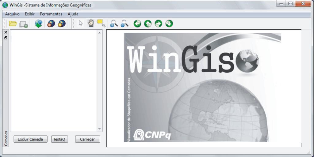 214 A. M. Pinheiro & N.C. Silva Figura 4. Interface inicial do WinGis. ção do custo de licenciamento.