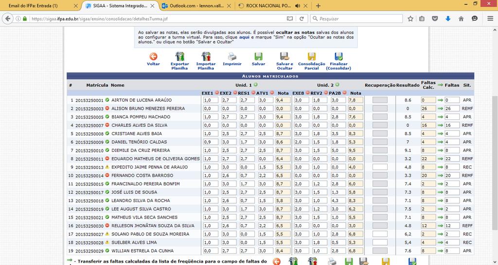 disponível para o aluno no ambiente virtual. 11.