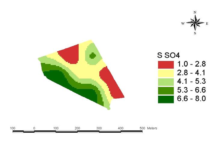 Variabilidade espacial da fertilidade do solo em área cultivada em sistema de integração lavoura-pecuária: um estudo de caso 5 Figura 3.