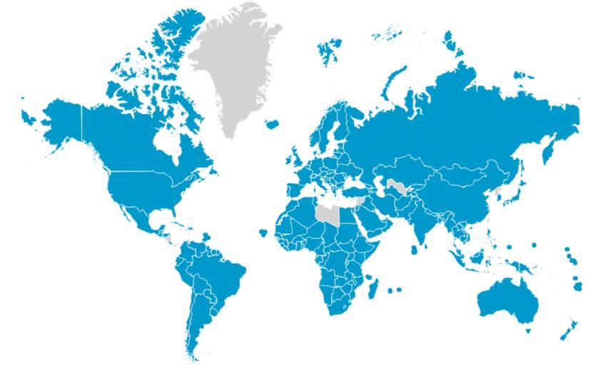 190 países 98,9% emissões globais