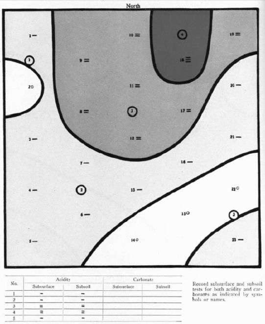 O mapa de dados interpolados isolinhas