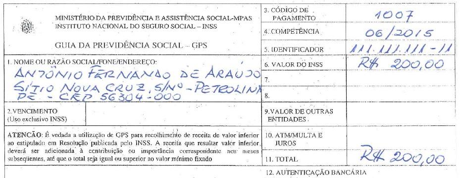 Produtor Rural Pessoa Física - Contribuinte Individual CONTRIBUIÇÃO PESSOAL O Produtor Rural Pessoa Física, na qualidade de Contribuinte Individual é considerado segurado obrigatório da Previdência