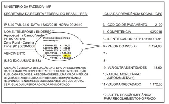 Neste caso o contribuinte deverá lançar o campo compensação o valor correspondente a 2.6% da receita de exportação direta ( 10.000,00 x 2.