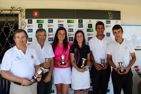 Silva (CG Miramar) Sofia Câmara (CG Quinta do Perú) & Barbara Neto Bradley (CG Quinta do Fojo) o Campeões Seniores José Cândido de Oliveira (Seniores