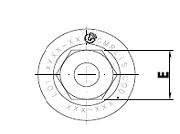 Sistema de Placas Pediátricas Folha: 3 de 19 Código Descrição L(mm) B(mm) C(mm) D(mm) E (encaixe da chave) ANODIZAÇÃO 106-45-16 Parafuso Canulado de Compressão de Rosca Total 4,5x16,0mm 106-45-20