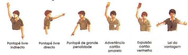 Para além da marcação de livres o árbitro, sempre que necessário, deverá atuar disciplinarmente, mostrando o cartão amarelo ou o vermelho, conforme a gravidade da falta ou quando um jogador persiste