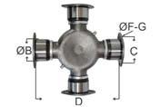 00 16TON/ 9800 50TON/ 4 NCM: 87085099 - Obs: B= 49,20 C=61,90 D=191,80 UNF 3/8 801014 - Similar: DANA (5-281X) STAHL (HCZ-270) MECPAR (CR-1008) >> INTERN./NAVISTAR = 9.200/ 9.