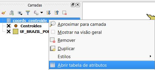 6. Abra a tabela de dados que você criou.