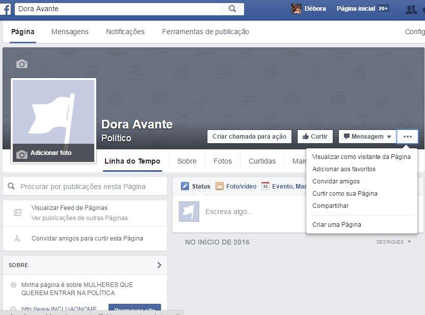 Como fazer uma página no Facebook