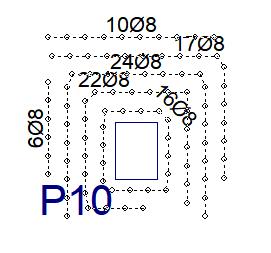 CAD Exemplo prático Open BIM 121 Fig. 2.240 O comando Modificar armaduras do menu L.maciças/Fungif.