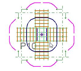 Posicione o cursor sobre o pilar P10 e prima. Fig. 2.