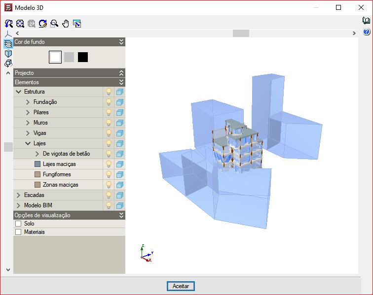 CAD Exemplo prático Open BIM 139 No menu Grupos> Vista 3D do edifício, incluindo o modelo BIM é possível visualizar o modelo estrutural inserido no modelo BIM.