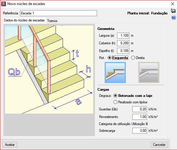 CAD Exemplo prático Open BIM 76 Fig. 2.149 Prima no separador Tramos.