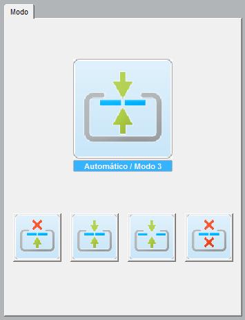 4 FUNÇÃO DE MODOS DE PORTAS Y TORNOS DE ACESSO Para alterar o modo de funcionamento de um dispositivo, selecionar o dispositivo da área de dispositivos e são automaticamente carregados os dados na