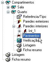 planta 1º ao 5º andar. Estuda-se o pavimento Pav_2 entre os quartos dos diversos fogos. Assim, introduz-se o pavimento dentro do compartimento Quarto.