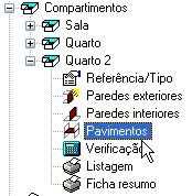 VAC III 60 Com Pavimentos seleccionado, prima em para inserir um novo pavimento. Fig. 3.123 Seleccione Pav_3 e prima Aceitar. Fig. 3.124 Coloque uma superfície de 9.4 m 2.