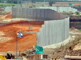 palestinos A construção gerou tensões políticas
