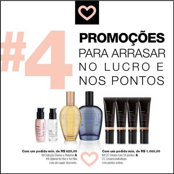 Promoções de Agosto Kit Day e Night no pedido mínimo de 25%, de R$160 por R$129 (94 pontos).