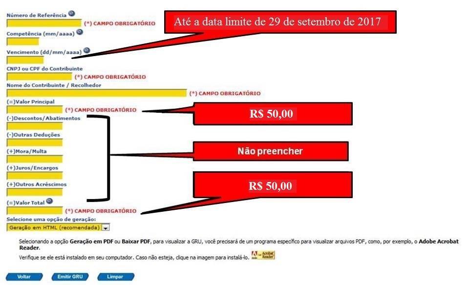 15 Imprima o documento e pague na rede