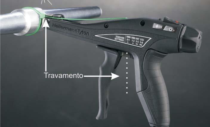 Ferramentas EVO7SP Ferramenta manual de aplicação de abraçadeira. EVO7SP é leve e foi desenvolvida para proteger os usuários de sofrerem lesões por esforços repetitivos.