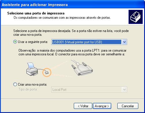 Fase 2 Para utilizadores do cabo de interface USB (Para 98/98SE/Me/2000 Professional/XP) Instalação do controlador original da Brother M Clique em Have Disk [Com disco...].