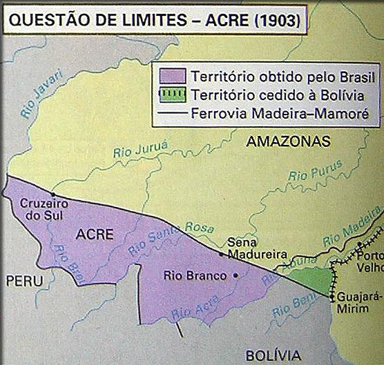 A questão de Palmas (1893 1895): Disputa de BRA e ARG pela antiga região missioneira, no atual estado de Santa Catarina. BRA tem ganho de causa com aval dos EUA.