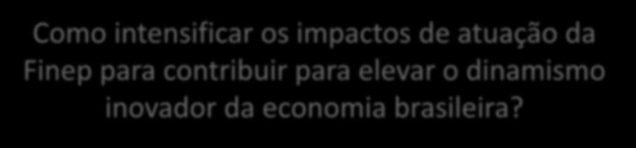 Adequar os instrumentos de inovação.