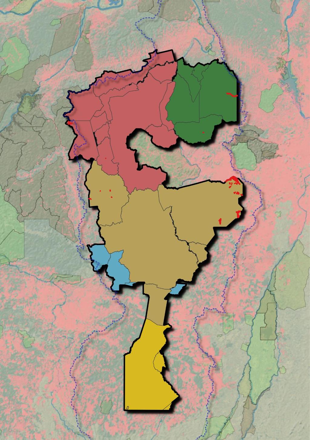 3. Garimpos ativos Cômputo de hectares ocupadas por