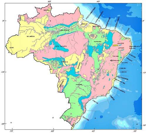 1. Introdução A bacia do Araripe, localizada entre os estados do Ceará, Piauí e Pernambuco (Figura 1), representa a mais extensa das bacias interiores do Nordeste do Brasil, com aproximadamente 9.
