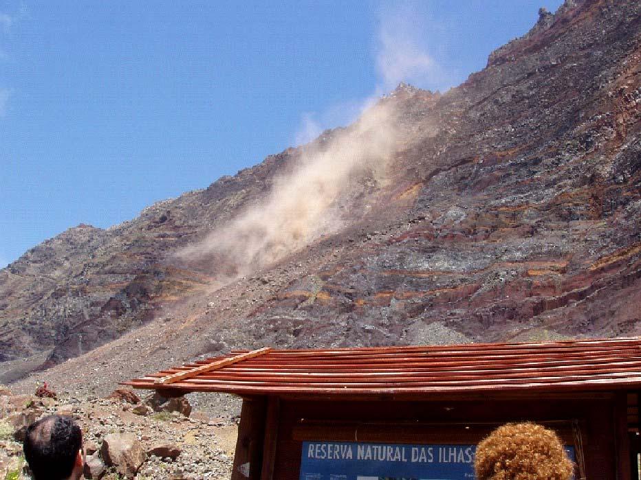 Ilhas Selvagens - Madeira ZONAS DE VERTENTE As zonas de vertente são locais de desnível da topografia terrestre.