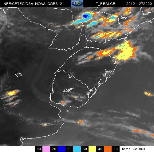 novembro as 12Z para Santa