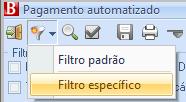 Após inserir as informações acima, você deve selecionar os tipos de documentos que deverão ser selecionados para a remessa, clicando nas opções, localizadas no centro superior da tela.