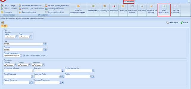 Grava o registro de FN_MOVIMENTACOES utilizando a OPERACAOREEMBOLSO. FN_PARAMETROS e no campo TIPOMOVIMENTO grava Baixa por NDC.