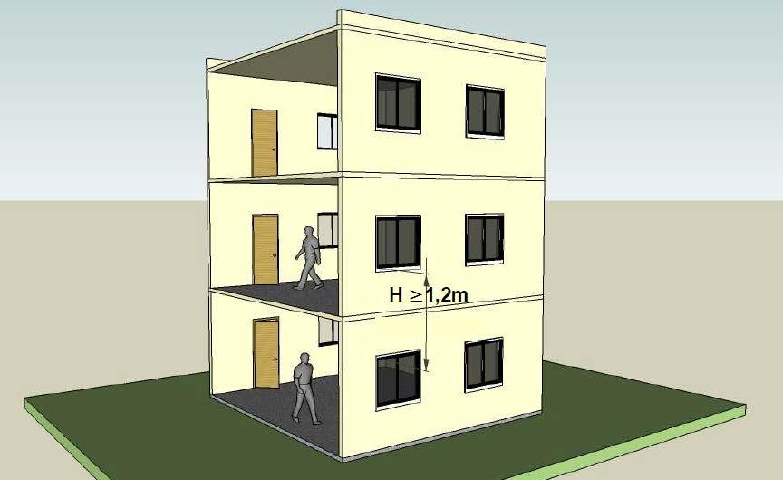 Embora a norma estabeleça critérios em relação as áreas máximas a serem compartimentadas, não há uma regra específica de onde e como realizar essa compartimentação, cabe portanto ao arquiteto definir