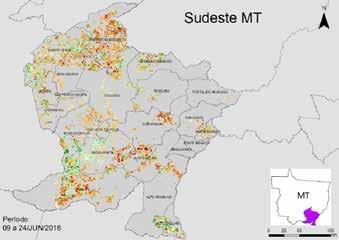 018 Fonte: IBGE/Conab A seguir, consta a análise das condições agrícolas das mesorregiões monitoradas.