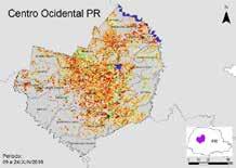 Gráfico 60 - Quantificação de áreas - Oeste Paranaense Qtde pixel (%) (250mx250m) 00,5 11,5 2 OESTE PARANAENSE