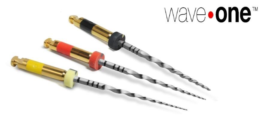 WaveOne Apesar da sua semelhança com os instrumentos ProTaper (nomeadamente na secção transversal), as WaveOne têm uma flexibilidade e resistência superiores, por influência do M-Wire que as
