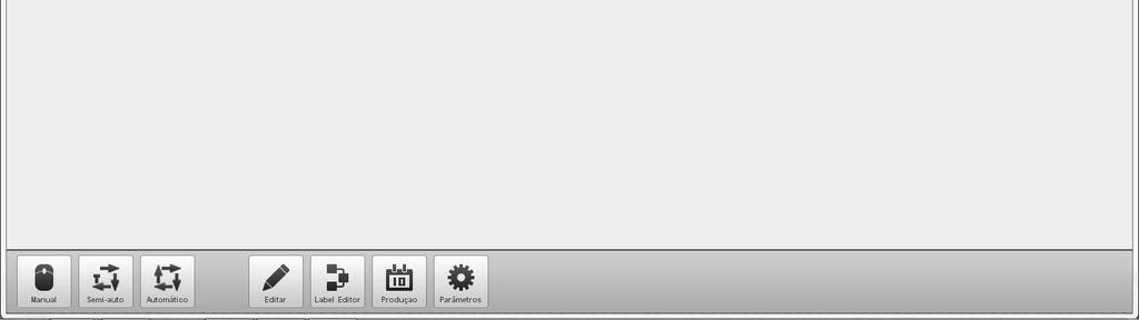 AUTOMÁTICO Este botão abre a janela de execução de programas no modo automático. EDITOR DE PROGRAMAS Este botão abre a janela para edição de programas de corte.