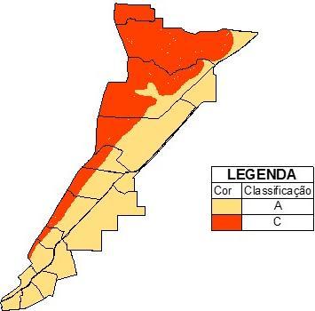 cabeceira e áreas altas, pertence à classe hidrológica de solo C, conforme Figura 2. Os demais passos da metodologia são detalhados em seguida. Figura 1.