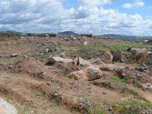 Área entre o BF4 e a Vila Permanente onde está localizado o Igarapé Turiá.