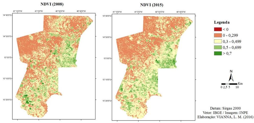 Onde: ρ λ = refletância planetária no topo da atmosfera; M ρ = fator multiplicativo de reescalonamento para cada banda; A ρ = fator aditivo de reescalonamento para cada banda e Qcal = ND para cada