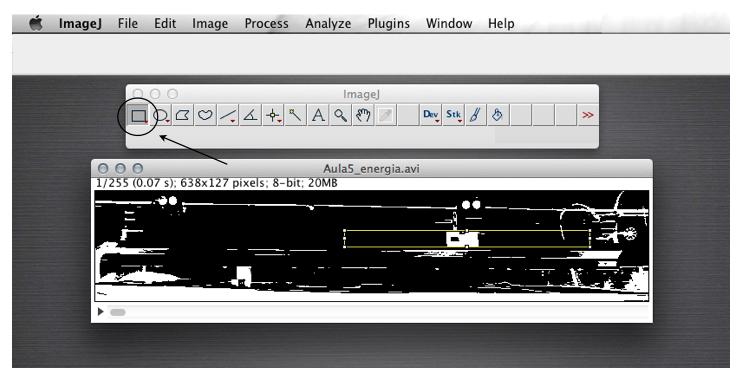 10: ImageJ: ajuste do limiar.