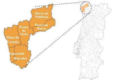 2. O Sistema de Gestão de Resíduos Urbanos 2.1 Caraterização geral Dados Demográficos A RESULIMA abrange uma área total de 1.