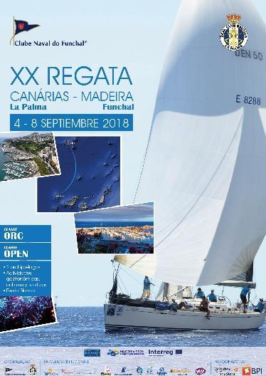 XX REGATA INTERNACIONAL CANÁRIAS - MADEIRA A XX Regata Internacional Canárias Madeira realiza-se de 4 a 8 de setembro de 2018.
