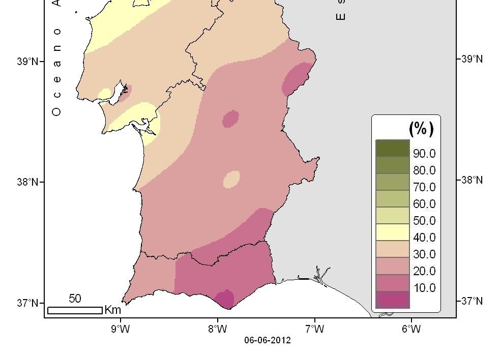 por valores médios mensais da quantidade de precipitação baixos, será mais provável a continuação da situação de seca meteorológica em Portugal Continental. 5.