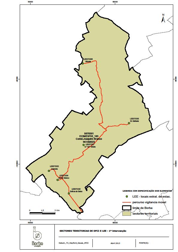 Mapa 8 Sectores Territoriais