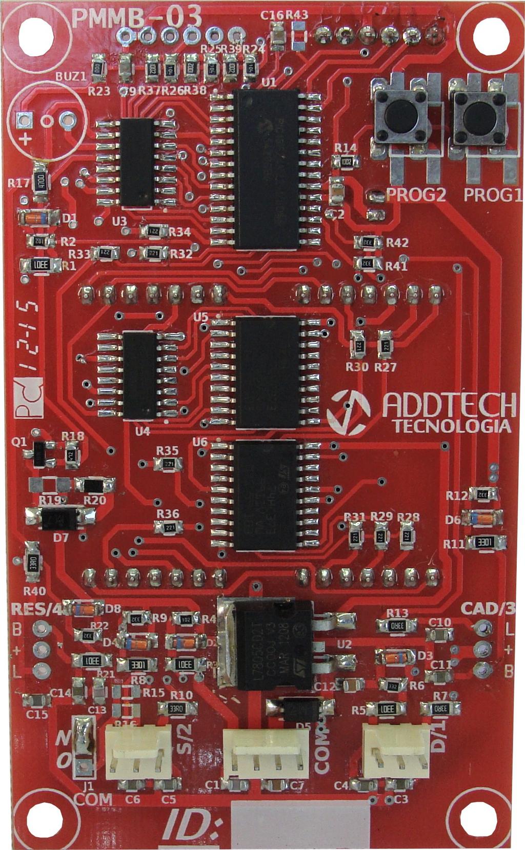 .. Procedimento de montagem Aplicar pasta em todos os componentes de montagem em superfície utilizados na versão(smd). Montar os componentes de superfície na máquina pick and place.