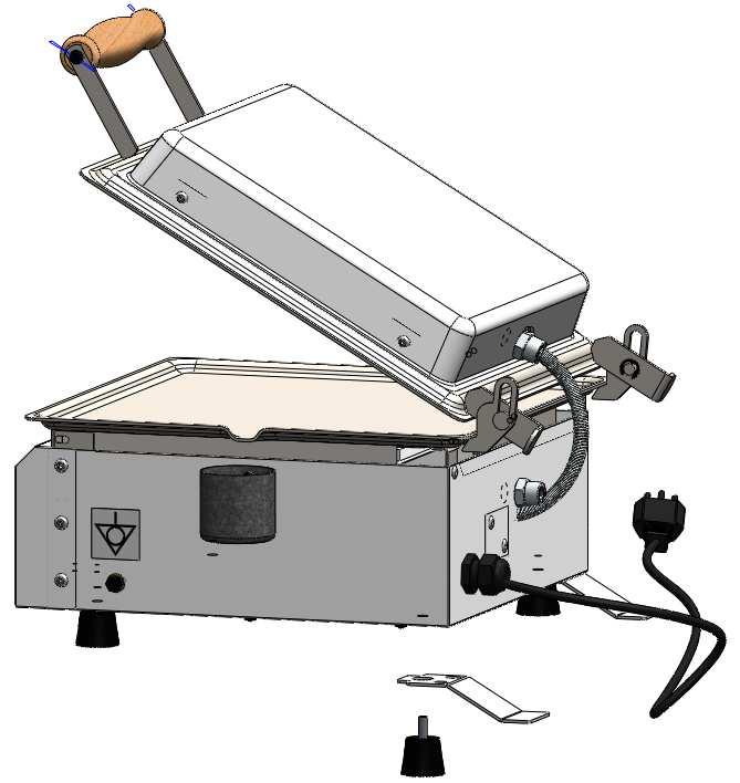 MONTAGEM ACESSÓRIOS: PES DE APOIO APOIO DA ESTRUTURA Juntamente com o produto acompanha um kit acessório que é composto por 04 pés de apoio e 02 apoio da estrutura.