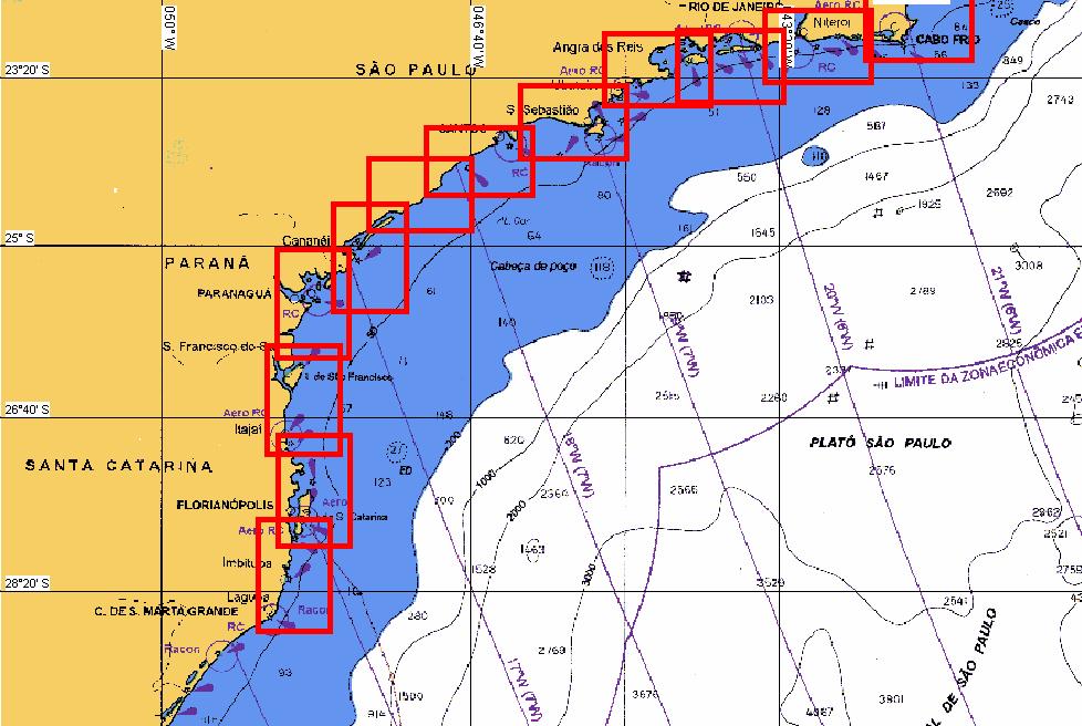 Plano Cartográfico para a Bacia Marítima de